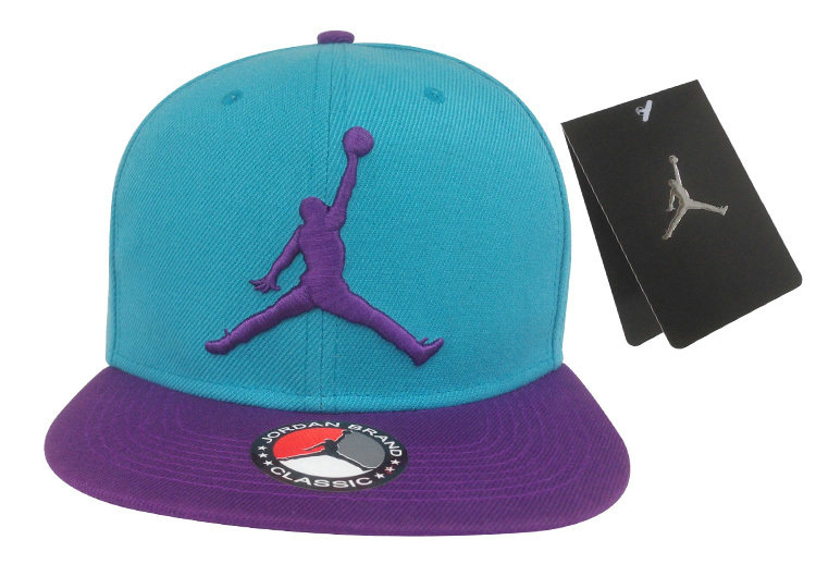 Jordan Blue Snapback Hat GF 2